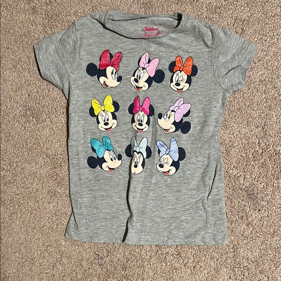 Disney Minnie Mouse Gray T-Shirt for Kids - Picture 1 of 3